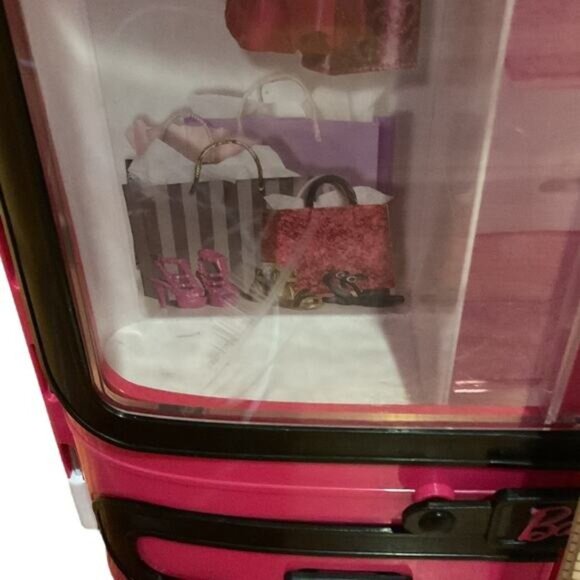 Barbie Fashionista Closet Pink Portable Carry Case 2015 - Picture 10 of 11